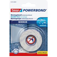 1x Tesa dubbelzijdig montage tape waterproof op rol 1,5 meter   -