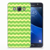 Samsung Galaxy J5 2016 TPU bumper Waves Green
