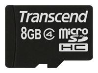 Transcend Standard microSDHC-kaart Industrial 8 GB Class 4