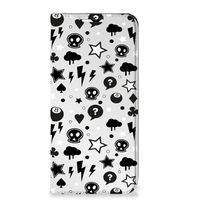 Mobiel BookCase Samsung Galaxy A23 Silver Punk