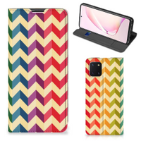 Samsung Galaxy Note 10 Lite Hoesje met Magneet Zigzag Multi Color