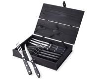 Gense - Old Farmer Classic Steak Cutlery 4 Set - Black (704793)