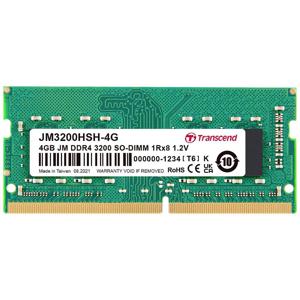 Transcend JetRAM Werkgeheugenmodule voor laptop DDR4 4 GB 1 x 4 GB Non-ECC 3200 MHz 260-pins SO-DIMM CL22 JM3200HSH-4G