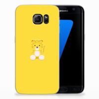 Samsung Galaxy S7 Edge Telefoonhoesje met Naam Baby Leopard