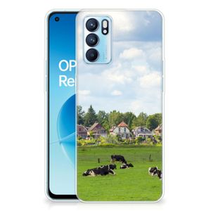 OPPO Reno 6 5G TPU Hoesje Koeien