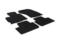 Rubbermatten compatibel met Mitsubishi ASX 2009- / Citroën C4 Aircross (T profiel 4-delig + montageclips)