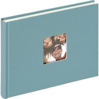 walther+ design FA207K Fotoalbum (b x h) 22 cm x 16 cm Turquoise 40 bladzijden - thumbnail