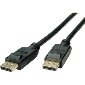 ROLINE DisplayPort Kabel, DP v1.3/v1.4, M/M, zwart, 1 m