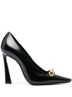 Saint Laurent escarpins Silvana 110 mm à détail de chaine - Noir