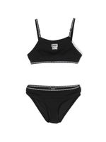 Dkny Kids bikini à bande logo - Noir - thumbnail