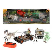 Toi Toys World Of Dinosaurs Speelset XL - Jeep+dino&apos;s+boot