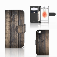 Apple iPhone 5 | 5s | SE Book Style Case Steigerhout - thumbnail