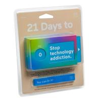 Doiy Tickets 21 Days To Stop Technology Addiction papier blauw