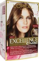 Loreal Excellence 7 middenblond (1 Set) - thumbnail