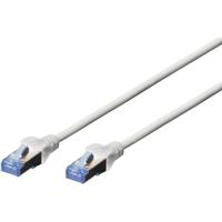 Digitus DK-1532-005 RJ45 Netwerkkabel, patchkabel CAT 5e SF/UTP 0.50 m Grijs Verdraaide paren 1 stuk(s) - thumbnail