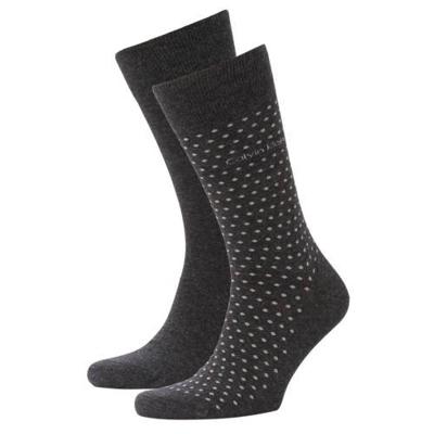 Calvin Klein sokken - set van 2 antraciet