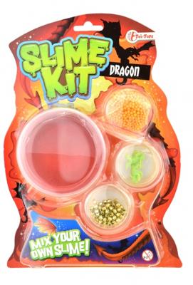 Toi Toys Mix je eigen slijm Monster junior 4 delig rood