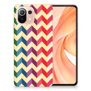 Xiaomi Mi 11 Lite | 11 Lite 5G NE TPU bumper Zigzag Multi Color