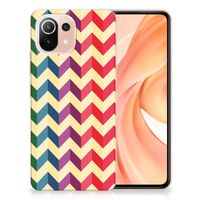 Xiaomi Mi 11 Lite | 11 Lite 5G NE TPU bumper Zigzag Multi Color - thumbnail