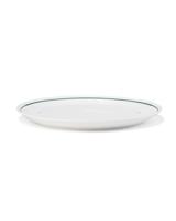 HEMA Dinerbord Ø26cm Tafelgenoten New Bone Wit Met Groen