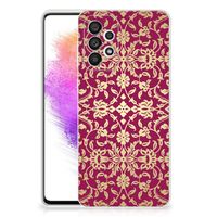 Siliconen Hoesje Samsung Galaxy A73 5G Barok Pink