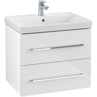 Villeroy & Boch Avento wastafelonderkast 630x520x447 met 2x lade crystal white A89000B4