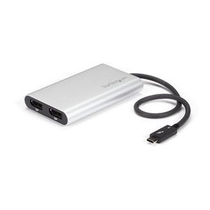 StarTech.com Thunderbolt 3 naar Dual DisplayPort adapter 4K 60Hz Mac en Windows compatibel