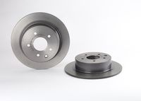 Remschijf COATED DISC LINE BREMBO, Remschijftype: Massief, u.a. für Nissan - thumbnail