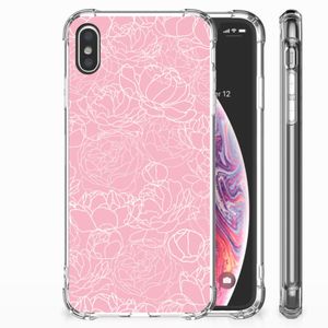 Apple iPhone Xs Max Case White Flowers