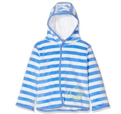 Playshoes Schnizler vest/jack velours junior blauw mt 80 Playshoes Schnizler vest/jack velours junior blauw mt 80