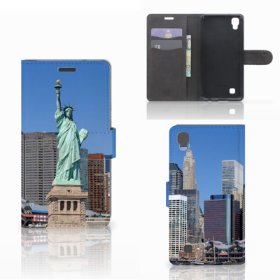 LG X Power Flip Cover Vrijheidsbeeld