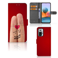 Xiaomi Redmi Note 10 Pro Wallet Case met Pasjes Liefde - Origineel Romantisch Cadeau - thumbnail