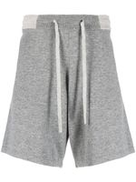 N.Peal short de sport en cachemire biologique - Gris - thumbnail