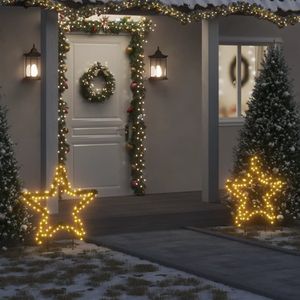 Kerstverlichting met ster 115 LED's 85 cm