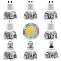 9st 12w led gloeilamp spotlight 1200lm e14 e26 e27 gu10 gu5.3 cob dimbaar warm wit wit daglicht spoorverlichting (90w halogeen equivalent) Lightinthebox