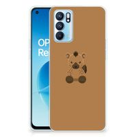 OPPO Reno 6 5G Telefoonhoesje met Naam Baby Hyena - thumbnail