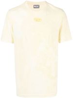 Diesel t-shirt à motif tie-dye - Jaune