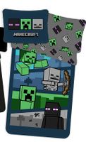 Minecraft Dekbedovertrek Hostile Mobs Glow in the Dark - 140 x 200 cm - Katoen