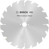 Bosch 1x PRO Construction Wood robuust cirkelzaagblad voor gesnoerde tafelzagen (voor Constructiehout met mortel en spijkers, Hout met spijkers, Ø mm, Professional Accessoires Tafelcirkelzaag)