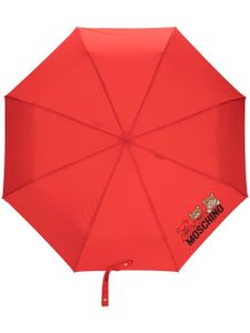 Moschino parapluie Teddy Bear à logo imprimé - Rouge