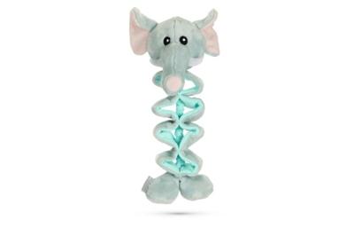 Beeztees Olifant Talo - Hondenspeelgoed - Pluche - Blauw - 31x17x10 cm