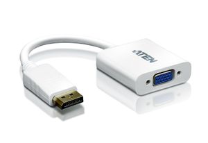 ATEN DisplayPort Kabel DisplayPort Male - VGA Female 15-Pins 0.15 m Wit