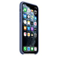 Achterzijde behuizing voor mobiele telefoon - silicone - linnenblauw - voor iPhone 11 Pro