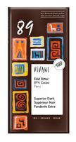 Vivani Chocolade puur superieur 89% Peru bio (80 gr)