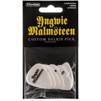 Dunlop YJMP01WH Yngwie Malmsteen Custom Delrin Pick White 1.5 mm plectrumset (6 stuks)