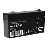 Green Cell® AGM 6 V 1,3 Ah accu VRLA loodaccu loodaccu accubatterij cyclusbestendig onbemannt speelgoed | elektrisch speelgoed | alarm | noodstroom | kindervoertuigen | kinderquad