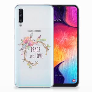 Samsung Galaxy A50 Telefoonhoesje met Naam Boho Text