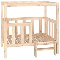 Hondenmand 105,5x83,5x100 cm massief grenenhout