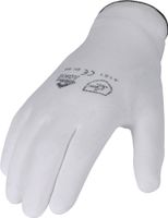 Asatex Handschoen | maat 9 wit | EN 388 PSA-categorie II | nylon met polyurethaan | 12 paar - 3700/9/70 3700/9/70