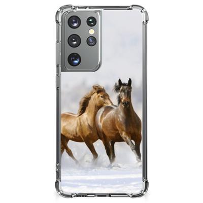 Samsung Galaxy S21 Ultra Case Anti-shock Paarden Samsung Galaxy S21 Ultra Case Anti-shock Paarden
